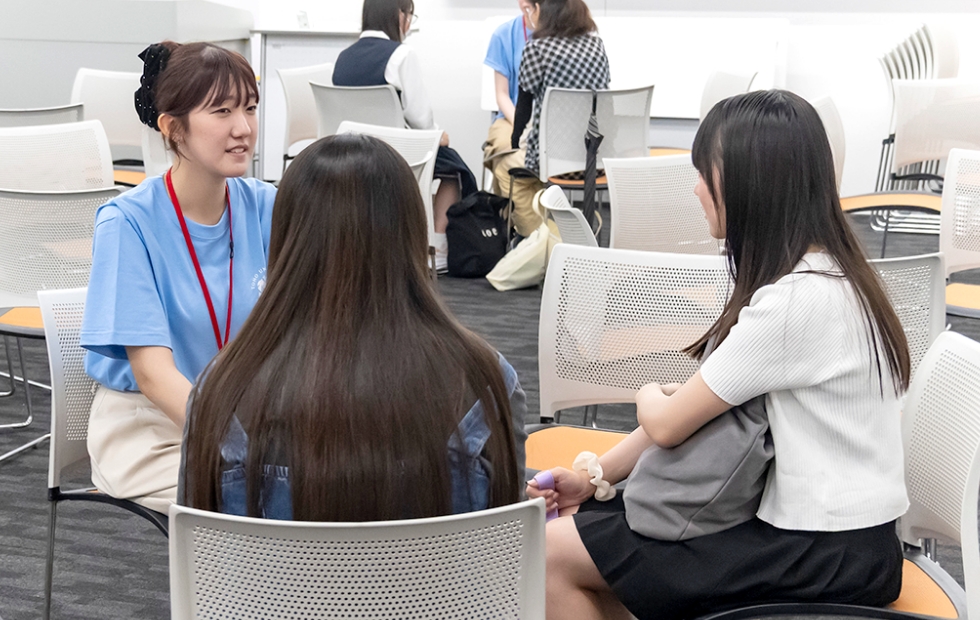 在学生による進路相談