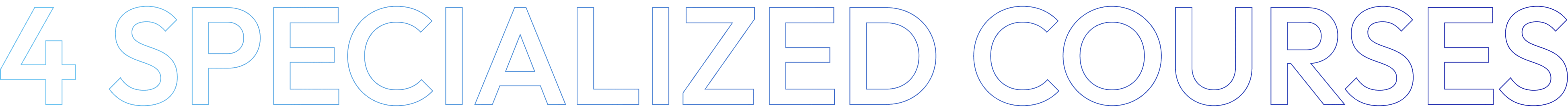 4 SPECIALIZED COURSES